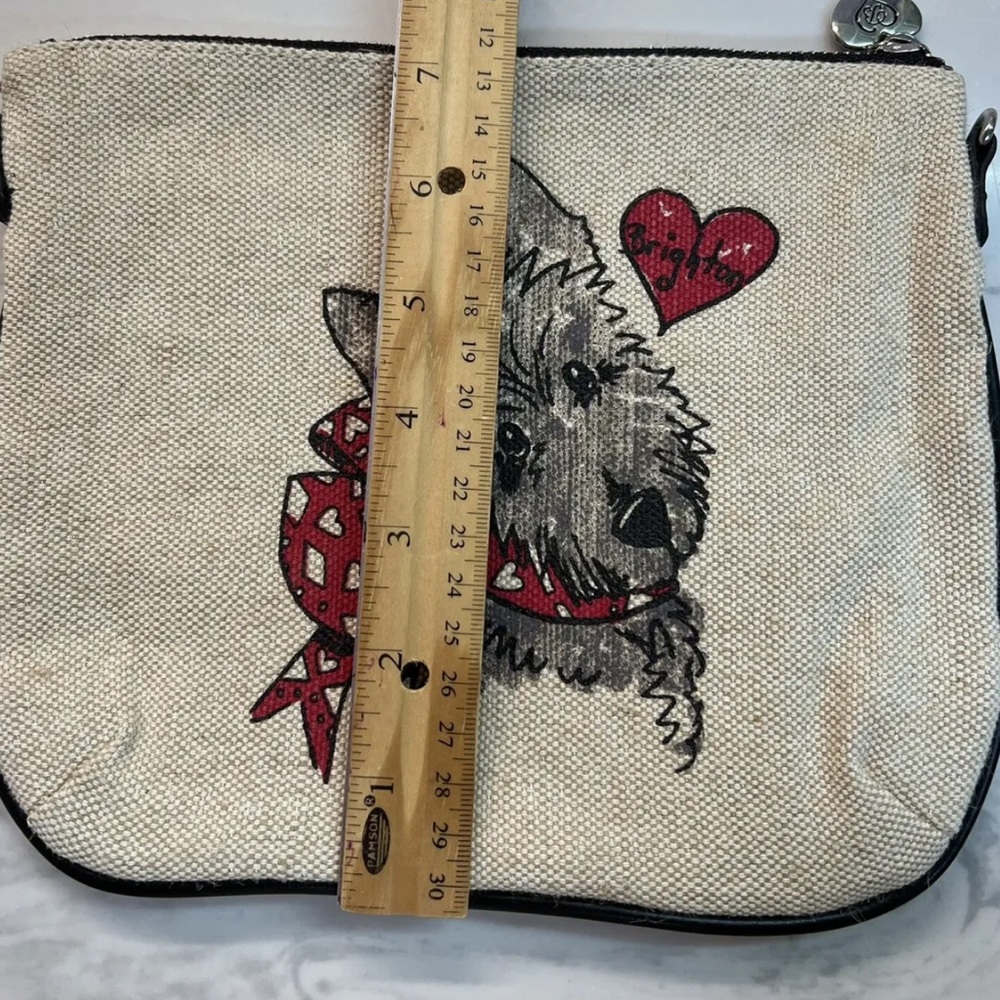 BRIGHTON Scottie Exercise Accessorize Pouch Canvas Bag - Picture 4 of 8